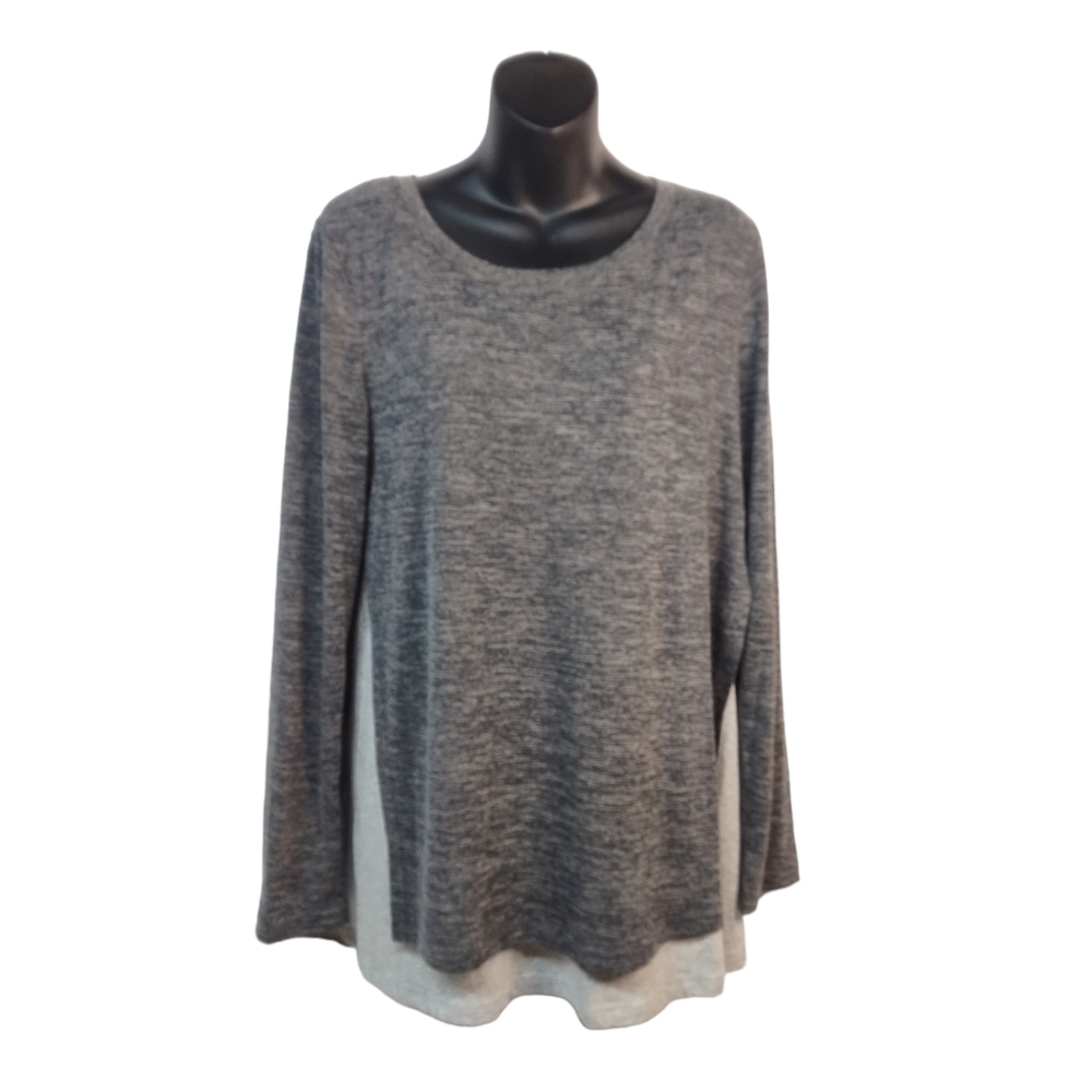 Joymom Women's Gray Longsleeve T-shirt Size L NWT
